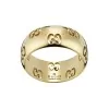 Gucci GG Icon 18ct Gold 6mm Ring YBC804329001