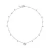 Gucci Interlocking White Gold Necklace YBB729402004