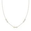Gucci Horsebit 18ct Rose Gold Diamond Necklace YBB837596001