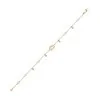 Gucci Interlocking Gold 0.22ct Diamond Bracelet YBA729403003 - Size M