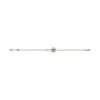 Gucci Interlocking Rose Gold Diamond Bracelet YBA786749001 - size M