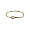 Gucci Horsebit Yellow Gold Bracelet YBA795812001 - Size M