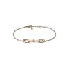Gucci Horsebit Rose Gold & Diamond Ladies Bracelet YBA796174001 - Size M