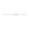 Gucci Horsebit Rose Gold & Diamond Ladies Bracelet YBA796174001 - Size M