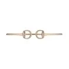 Gucci Horsebit 18ct Rose Gold Diamond Bangle YBA837620001 17 - Medium