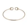 Gucci Horsebit 18ct Rose Gold Diamond Bangle YBA837620001 17 - Medium