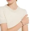 Gucci Interlocking 18ct Yellow Gold Charm and Black Cord Bracelet YBA 874738 001
