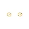 Gucci Interlocking 18ct Yellow Gold Stud Earrings YBD662111002