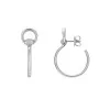 Gucci Horsebit White Gold and Diamond Earrings YBD837757001