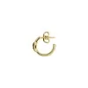 Gucci 18ct Yellow Gold Interlocking Hoop Earrings YBD A000NA 001