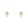 Gucci 18ct Yellow Gold Interlocking Hoop Earrings YBD A000NA 001