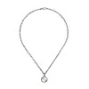 Gucci Interlocking 45cm Sterling Silver Necklace YBB455307002