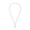 Gucci Tag Silver Necklace YBB774055002