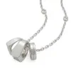 Gucci Interlocking Sterling Silver Necklace YBB776996002
