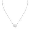 GUCCI Sterling Silver Interlocking Chain Necklet YBB853964001