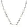 GUCCI Sterling Silver Interlinking Chunky Chain Necklace YBB853967001