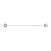 GUCCI Sterling Silver Interlocking Bracelet with Green Enamel YBA854121001 - Size Large / 18cm