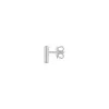 Gucci Interlocking Tag Silver Earrings YBD774033002