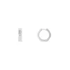Gucci Trademark Sterling Silver Hoop Earrings YBD779170002