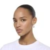 Gucci Blind For Love Silver Heart Drop Hoop Earrings YBD854106001