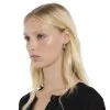 Gucci Interlocking Silver Hoop Earrings