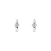 Gucci Interlocking Silver Hoop Earrings