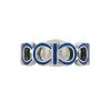 Gucci Boule Silver and Blue Ring YBC753640002