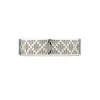 Gucci Sterling Silver Diamante Engraved 6mm Ring YBC 843748 001