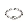 Gucci Interlocking Silver Bracelet YBA627068002 - Size L