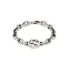 Gucci Interlocking Silver Bracelet YBA627068002 - Size L
