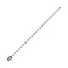 Gucci Silver and Blue Boule Bracelet YBA753437001 - Size L