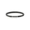 Gucci Tag Supreme Leather Bracelet YBA797156002 - Size XL