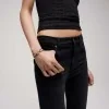 Gucci Interlocking Sterling Silver and Black Cord Bracelet YBA A002MN 001