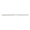 Gucci Sterling Silver Diamante Engraved Chain Bracelet 18cm YBA 843602 001 18
