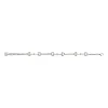 GUCCI Sterling Silver Staffa Chain Bracelet YBA875974001 17 - Size M