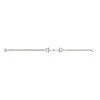 GUCCI Silver Staffa Bracelet YBA875963001 - Size M