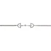 GUCCI Silver Staffa Bracelet YBA875963001 - Size M