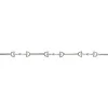 GUCCI Sterling Silver Staffa Chain Bracelet YBA875974001 18 - Size L
