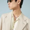 Gucci Silver and Blue Boule Necklace YBB753438002