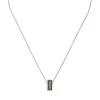 Gucci Sterling Silver and Enamel Interlocking G Pendant Necklace YBB 874286 001