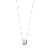 Georg Jensen 18ct White Gold 0.19ct Diamond Fusion Pendant 10016427