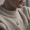 Georg Jensen REFLECT Silver Drop Pendant Medium 20001298
