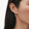 Georg Jensen Mercy Silver Drop Earrings 20001403