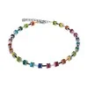 Coeur De Lion Geocube Multi-Coloured Crystal Beaded Necklace 4409/10-1500
