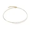 Coeur De Lion Yellow Gold Tone Pearl Gradient Necklet 1102/10-1416