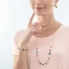 Coeur De Lion Vibrant Multicolour Adjustable Geo Cube Necklace 3035/10_1582