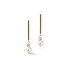Coeur De Lion Gold Tone Pearl Drop Earrings 1102/21-1416