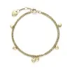 Olivia Burton Classic Mini Heart Gold Plated Double Chain Bracelet 24100460