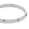 Olivia Burton Classic Mini Heart Silver Tone Bangle 24100465