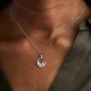 Olivia Burton Celestial Ladies Necklace OBJCLN34 Stone Set SS Tone